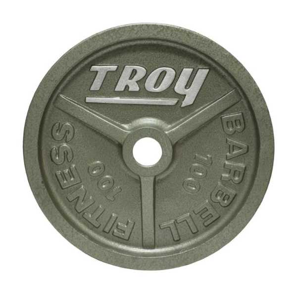 100lb Wide Flanged Plate Troy Barbell