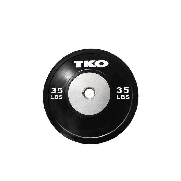 TKO 802CBP Black Competition Bumper Plate Sets