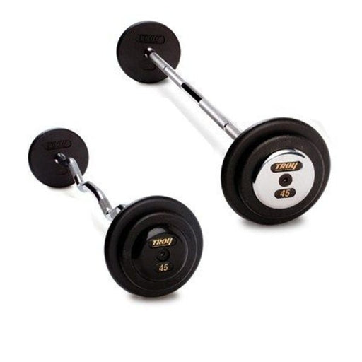 Black Pro Style Fixed Barbells by Troy