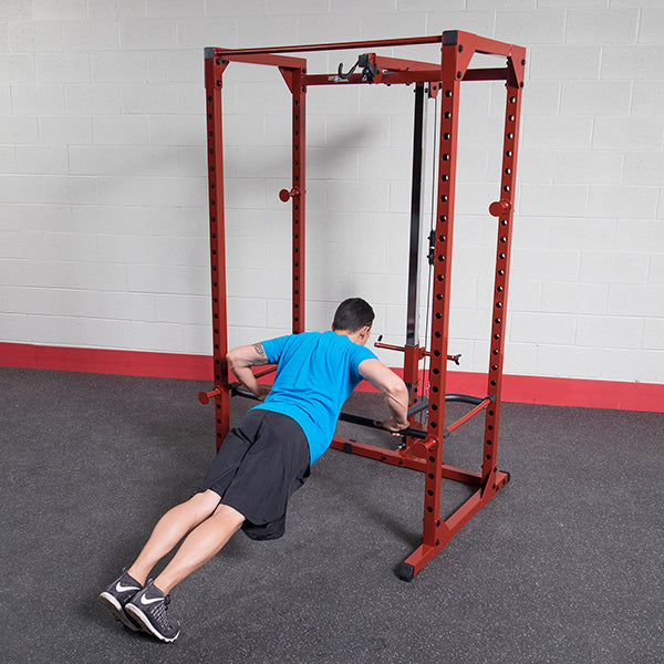 Body Solid Best Fitness DR100 Power Rack Dip Attachment