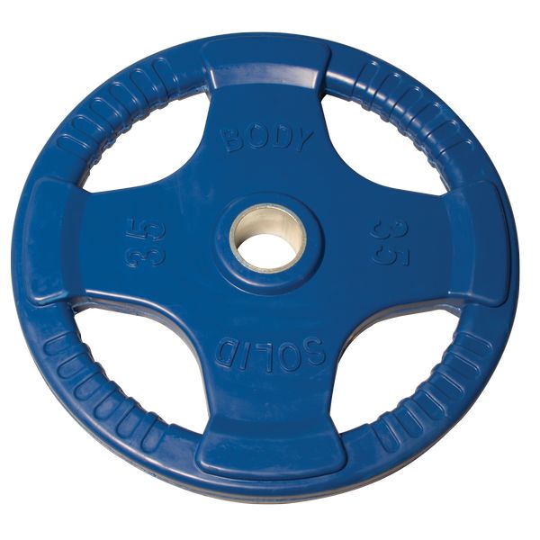 Body-Solid Color Grip Plate Blue 35lb