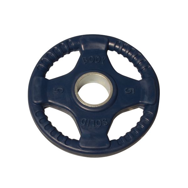 Body-Solid Color Grip Plate Dark Blue 5lb