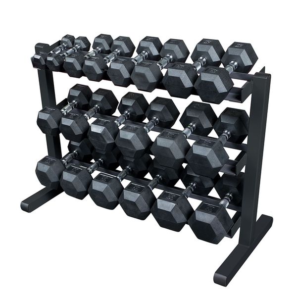 Body Solid GDR363B 3-Tier Dumbbell Rack