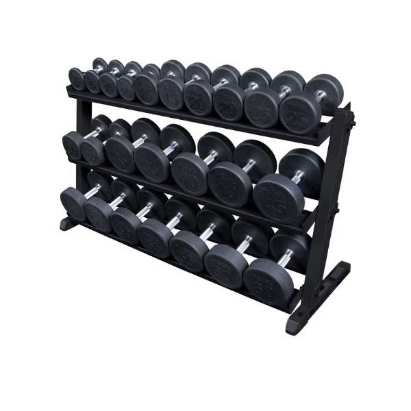 Body-Solid GDR60 Dumbbell Rack 2-Tier with SDP560