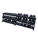 Body-Solid GDR60B Pro Dumbbell Rack with GDR60UP