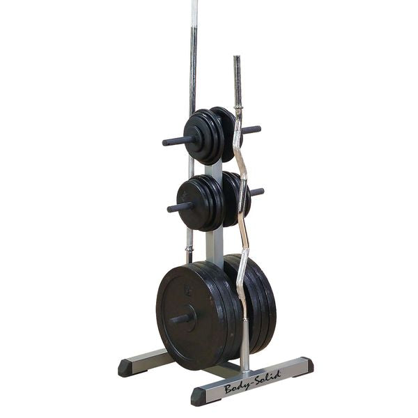 Body Solid GSWT Standard Plate Tree & Bar Holder