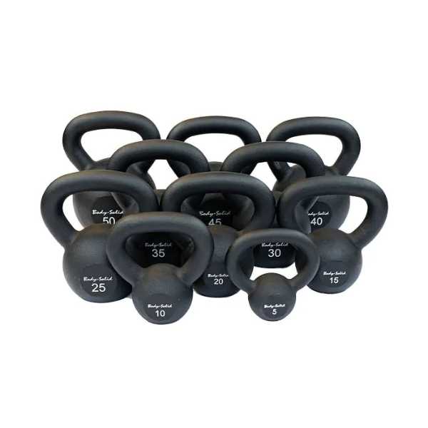 Body-Solid KBR Powder Coated Iron Kettlebell Sets