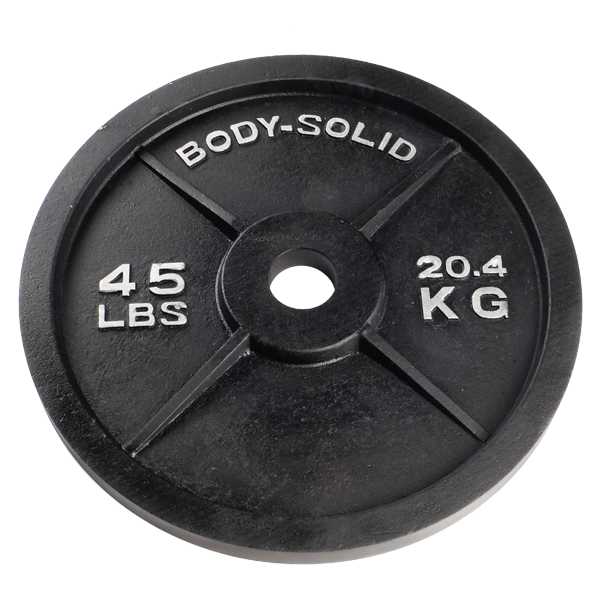 Body-Solid OPB45 Cast Iron Plate