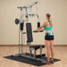 Body Solid Powerline Single Stack Home Gym PHG1000X Pulldown Exercise