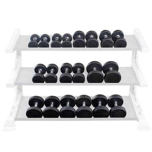 Body-Solid SDPS Rubber Round Dumbbell Set