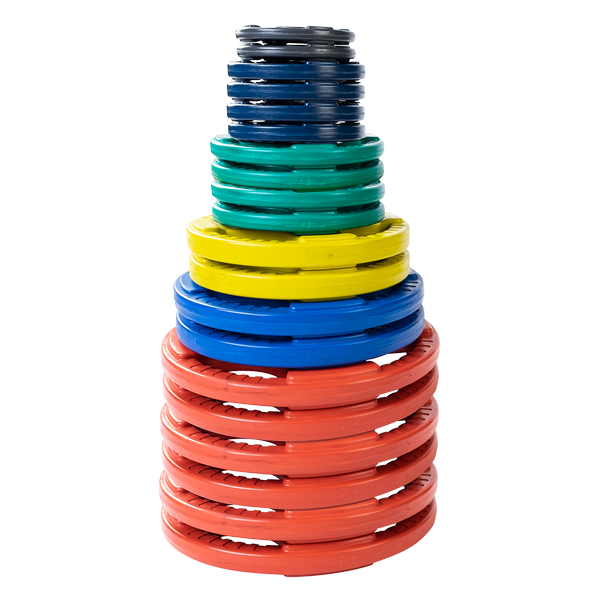 Body Solid Tools ORCT Colored Rubber Grip Plate Set