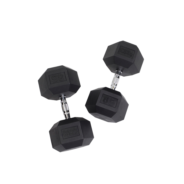 Body Solid Tools SDR Rubber Hex Dumbbells