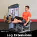 Body solid s2lec leg extension curl machine Leg Extension Exercise