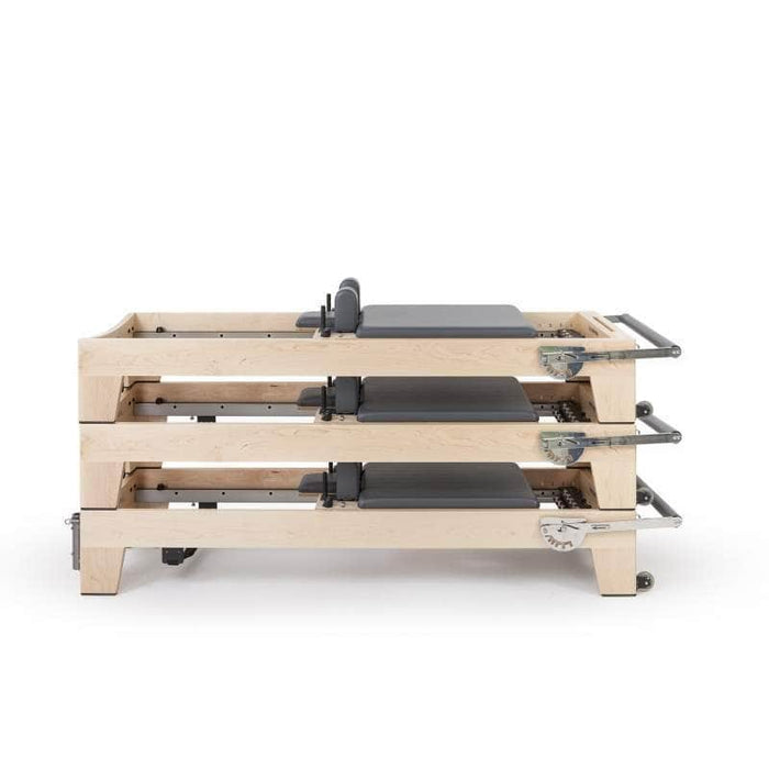 Elina Pilates Elite Wood Reformer Machine Stacked