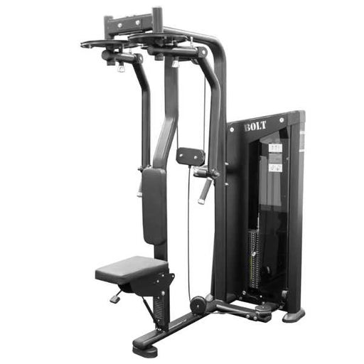 Front Left View of Pec and Rear Delt Machine by Bolt Fitness