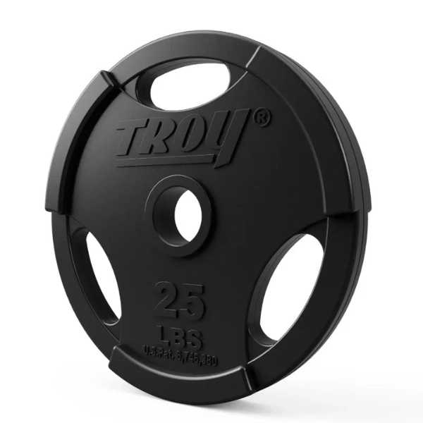 GO-R Rubber Coated 25lbs Grip Plates Troy Barbell