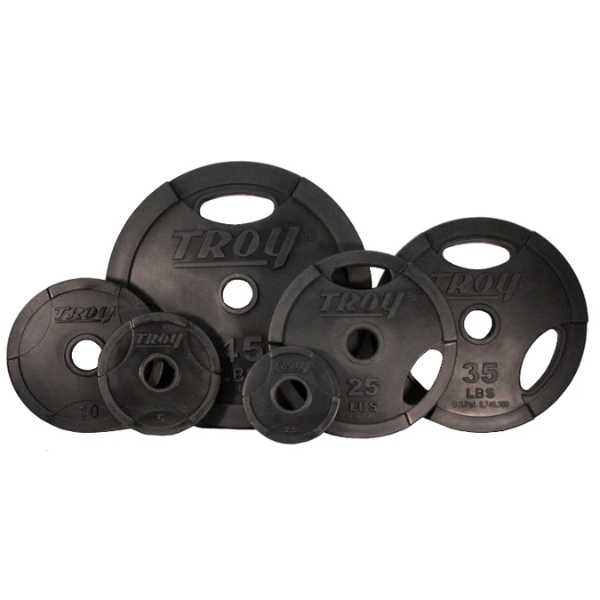 Interlocking Urethane Olympic Grip Plates Set