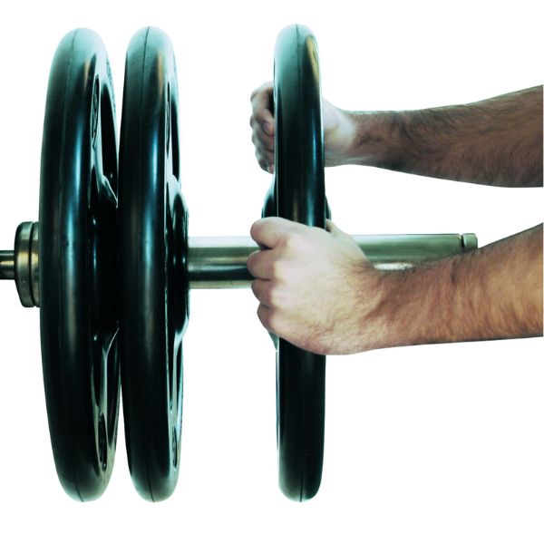 York Barbell 2″ Iso-Grip Steel Olympic Plate Sets