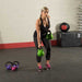 Kettlebell Swing Exercise With Body-Solid Vinyl Coated Kettlebells