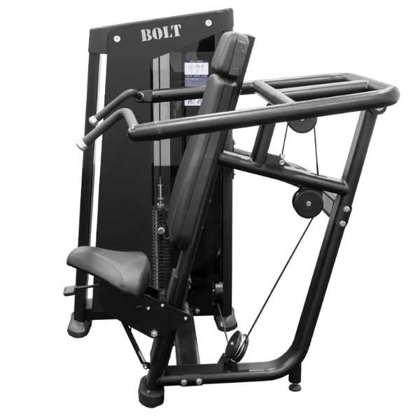 Side View Of Bolt Fitness Shoulder Press Shock Series