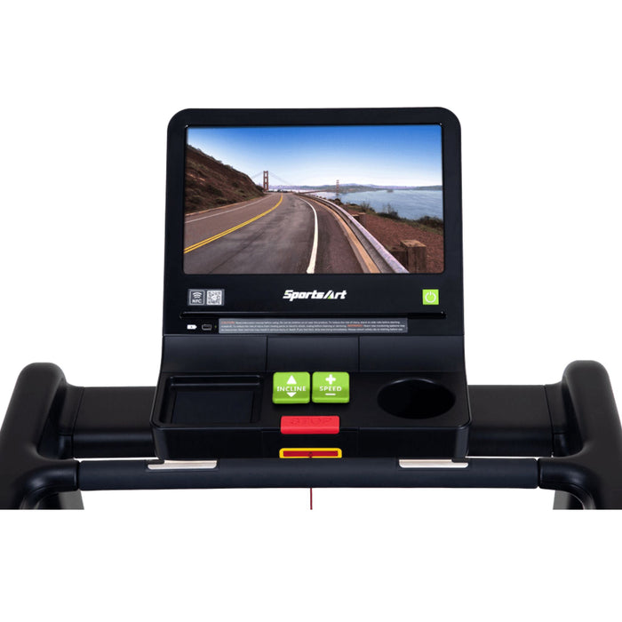 SportsArt T673L-16 treadmill touchscreen display