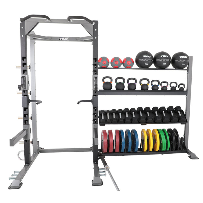 TKO Commercial Half Rack With Storage