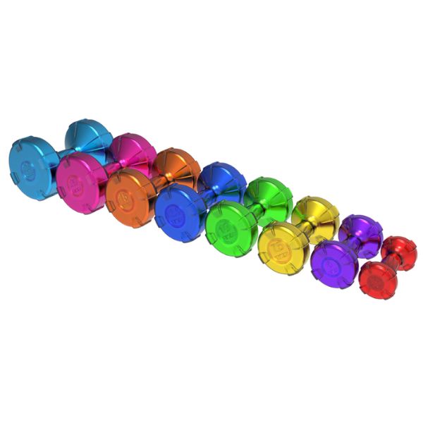 TKO Gummi Bell Urethane Aerobic Dumbbells