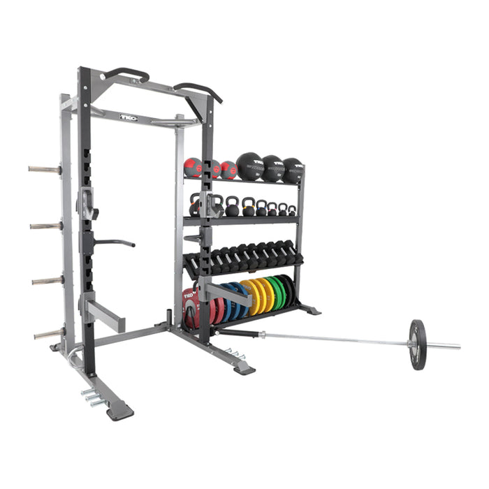 TKO Strength Half Rack With Storage