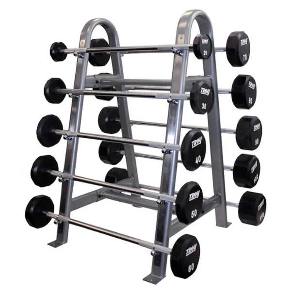 Troy Barbell Urethane Straight Barbell Set