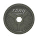 Troy Barbell Wide Flange Premium Grade Machined Olympic Plate Gray 25lb