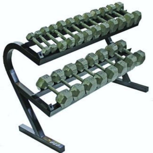 Troy USA Sports Iron Hex Dumbbell Set VERTPAC-IHD50