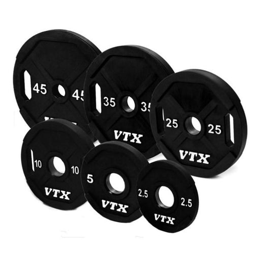 Troy VTX Urethane Olympic Weight Plate Set