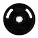 York Barbell 25lb G2 Dual Grip Thin Line Rubber Encased Olympic Plate