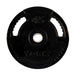 York Barbell 45lb G2 Dual Grip Thin Line Rubber Encased Olympic Plate