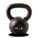 York Barbell 45lb Single Kettlebell Black