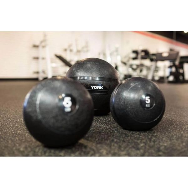 York Barbell Black Slam Balls Set