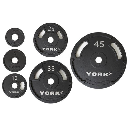 York Barbell G2 Cast Iron Olympic Weight Plate Sets