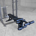 adjustable bench gleg flat front view