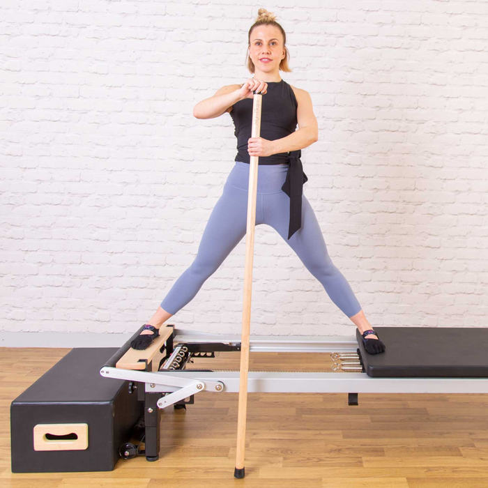 align pilates maple pole standing exercise