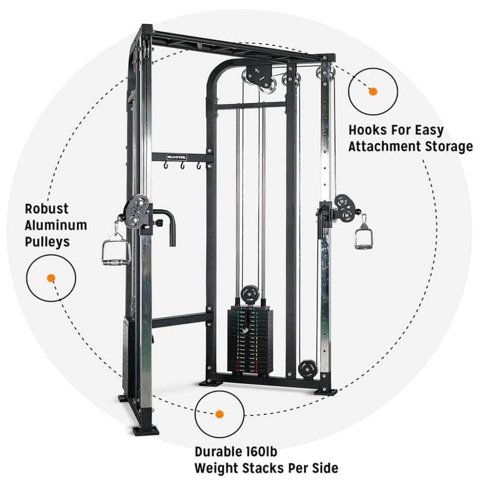 Bells Of Steel Functional Trainer Diagram With Features