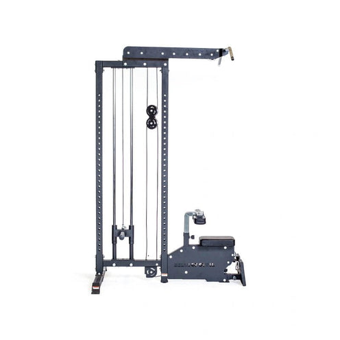 Lat Tower Machine - Single Stack 300 LB Cable Pull Specialty Machine - Lat  Pulldown Low Cable Row Machine - Compact Space-Efficient Trainer - Build  Back and Shoulder Strength