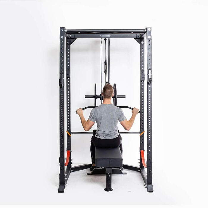 Bells Of Steel Rack Lat Pulldown / Row Attachment – Light Commercial/Residential Power Rack