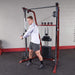bfft10r functional trainer standing straight arm cable pulldown