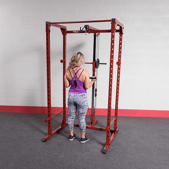 bfpr100 power rack with lat bicep