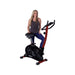 bfub1 upright bike corner view with model