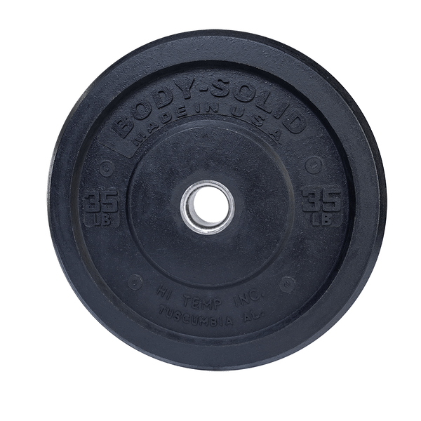 Body Solid 260Lb Premium Bumper Weight Plate Set OBPH260 260 Lbs. Set