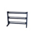 body-solid 3-tier horizontal dumbbell rack gdr363b empty