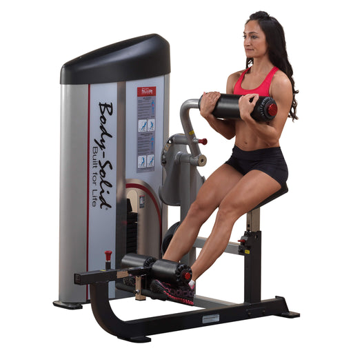 body solid ab and back machine s2abb woman sitting