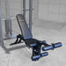 body solid adjustable bench gleg incline front view