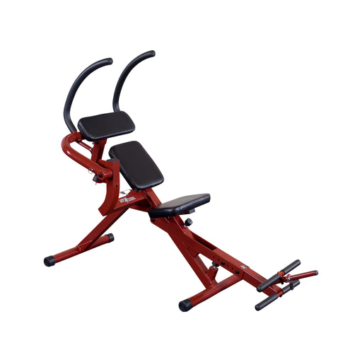 body solid best fitness bfab20 upper and lower ab bench corner view